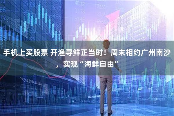 手机上买股票 开渔寻鲜正当时！周末相约广州南沙，实现“海鲜自由”