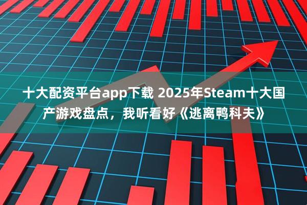 十大配资平台app下载 2025年Steam十大国产游戏盘点，我听看好《逃离鸭科夫》
